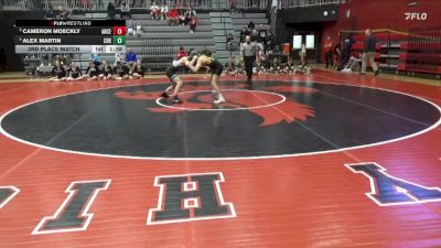 113 lbs 3rd Place Match - Cameron Moeckly, Ankeny Centennial vs Alex Martin, Cedar Rapids Kennedy