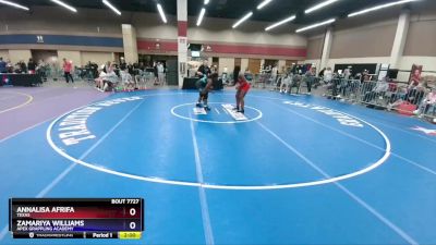 170 lbs 2nd Place Match - Annalisa Afrifa, Texas vs Zamariya Williams, Apex Grappling Academy