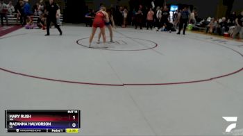 130 lbs Cons. Semi - Mary Rush, WA vs Raeanna Halvorson, CA