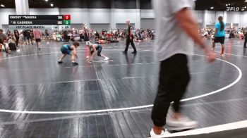 80 lbs 1st Place Match - Rj Cabrera, Gladiators Wrestling Club vs Emory **Massa, SLATE WRESTLING ACADEMY