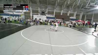132 lbs Cons. Semi - Jaxon Langston, Fremont Wrestling Club vs Cole Sharp, Uintah Wrestling