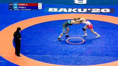 73 kg Final 1-2 - Kaili Manuel, United States vs Solomiia Petriv, Ukraine