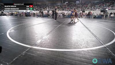 Semifinal - Blazyn Welch, Claremore Wrestling Club vs Xavier Rooks-Fly, Team Tulsa Wrestling Club