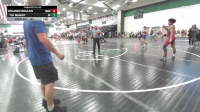 144 lbs Cons. Round 4 - Eli Manley, Seneca Wrestling vs Orlando McClain, Westmoore High School Wrestlin