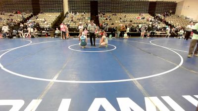 128 lbs Rr Rnd 3 - Erica Deblock, Team Virginia vs Madison Helms, MGW Bullsharks