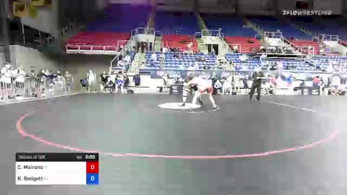 170 lbs Round Of 128 - Chad Mairano, Connecticut vs Ryan Badgett ...