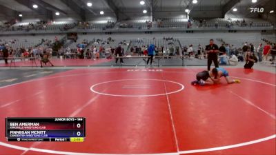 144 lbs Semifinal - Ben Amerman, Kirksville Wrestling Club vs Finnegan McNitt, Camdenton Wrestling Club