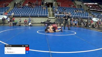 220 lbs Rnd Of 32 - Jaren Rohde, Wisconsin vs Eduardo Penaloza, Oregon