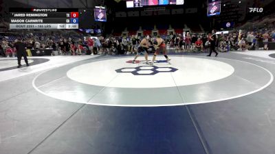 165 lbs Cons. Rd Of 16 - Jared Remington, TX vs Mason Carnrite, CA