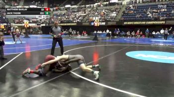 125 lbs Prelim - Jack Thode, Centenary (NJ) vs Matthew Barlay, UChicago