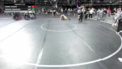 128 lbs Consolation - Daniel Roman, Scorpions vs Tristan Lenaghan, Compete Wrestling Academy