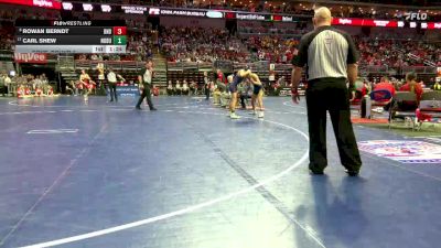 2A-113 lbs Cons. Round 5 - Rowan Berndt, Burlington Notre Dame vs Carl Shew, North Butler-Clarksville