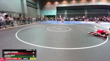 144 lbs Cons. Round 3 - Justin Hoyt, Harrisburg vs Parker Borges, Ceres