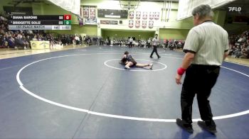 115 lbs 1st Place Match - Diana Barone, BIRMINGHAM vs Bridgette Soliz, SAN FERNANDO