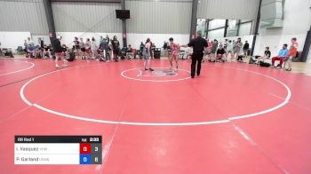 48 kg Rr Rnd 1 - Izaiah Vasquez, Vougar's Honors Wrestling Black vs Preston Garland, USAW Maine