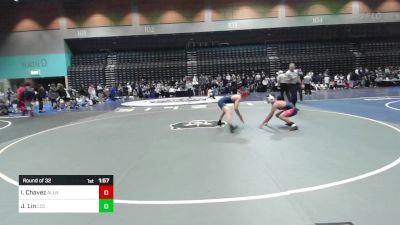 120 lbs Round Of 32 - Izayiah Chavez, Allen vs Jason Lin, La Costa Canyon