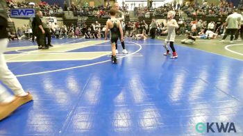 58 lbs Quarterfinal - Lane Plumlee, Mustang Bronco Wrestling Club vs Ryder Hill, Norman Grappling Club