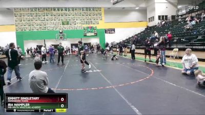 40 lbs Round 4 - Ira Wampler, Mid-South Wrestling Academy vs Emmitt Singletary, Swainsboro Tigers