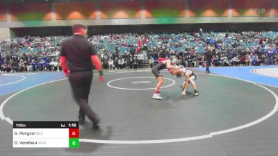 113 lbs Quarterfinal - Gavin Pongsai, Gilroy vs Drake VomBaur, Severance