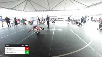 78 lbs Consolation - Gwen Briggs, Inland Elite WC vs Kaikoa Apostol, SoCal Grappling