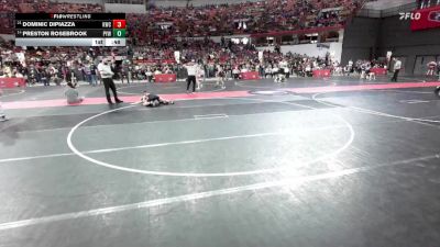 94 lbs Cons. Round 3 - Preston Rosebrook, Pec-Argyle Youth Wrestling vs Dominic DiPiazza, Kaukauna Wrestling Club