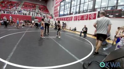62 lbs Rr Rnd 2 - Clementina Zapata, OKC Saints Wrestling vs Jaleigh Barker, Choctaw Ironman Youth Wrestling
