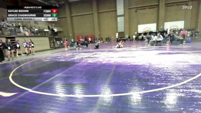 140 lbs Cons. Round 3 - Grace Chadbourne, Seckman vs Kaylee Brown, Ft. Zumwalt South