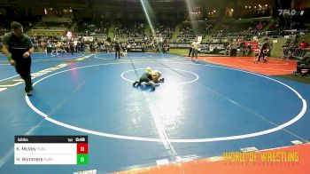 50 lbs Consolation - Kinslee McVey, Purler Wrestling Academy (PWA-NWA) vs Harper Wimmers, Pursuit