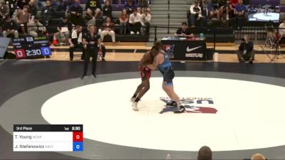 87 kg 3rd Place - Timothy Young, Army (WCAP) vs John Stefanowicz, Navy Wrestling Club