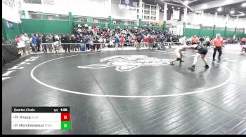 172 lbs Quarterfinal - Rafael Knapp, Algonquin Regional vs Preston Marchesseault, Ponaganset