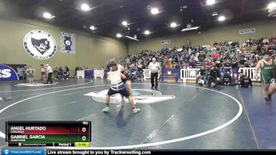 182 lbs Cons. Round 2 - Gabriel Garcia, Sunnyside vs Angel Hurtado, Coalinga