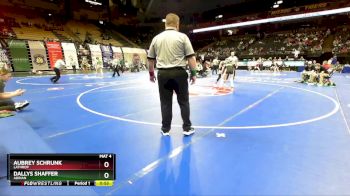 100 Class 1 lbs Cons. Round 2 - Aubrey Schrunk, Lathrop vs Dallys Shaffer, Adrian