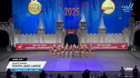 Dance Mania - Youth Jazz Large [2025 Youth - Jazz - Large Day 1] 2025 UCA & UDA All Star National Championship