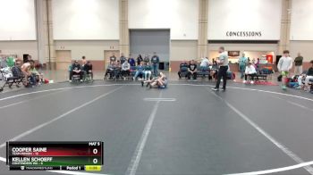 92 lbs Round 1 (6 Team) - Kellen Schoeff, Contenders WA vs Cooper Saine, Team Minion