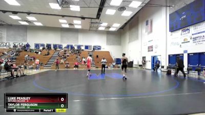 174 lbs Placement Matches (16 Team) - Luke Peasley, Skyline College vs Taylor Ferguson, Chabot College