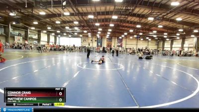 68 lbs Rd# 6- 9:00am Saturday Final Pool - Connor Craig, Nebraska Elite vs Matthew Campos, Cali Red