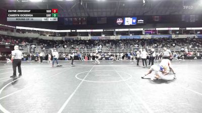 163 lbs Round Of 16 - Zayne Zinkgraf, Vandals vs Camdyn Ockenga, Canton