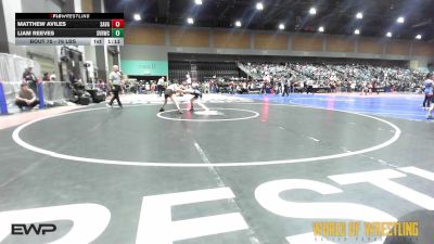 76 lbs Semifinal - Matthew Aviles, Savage House Wrestling Club vs Liam Reeves, Steel Valley Renegades