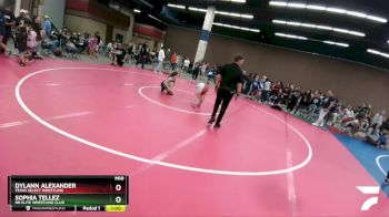 109-119 lbs Round 3 - Dylann Alexander, Texas Select Wrestling vs Sophia Tellez, NB Elite Wrestling Club