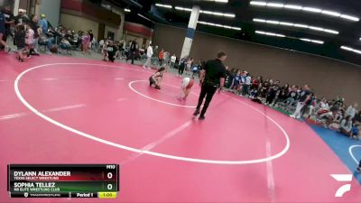 109-119 lbs Round 3 - Dylann Alexander, Texas Select Wrestling vs Sophia Tellez, NB Elite Wrestling Club