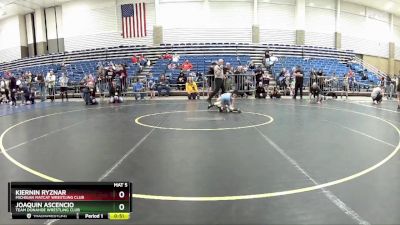 63 lbs 5th Place Match - Kiernin Ryznar, Michigan Matcat Wrestling Club vs Joaquin Ascencio, Team Donahoe Wrestling Club