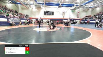 125 lbs Semifinal - Holly Zugmaier, Edwardsville (H.S.) vs Amelia McClure, Normal West