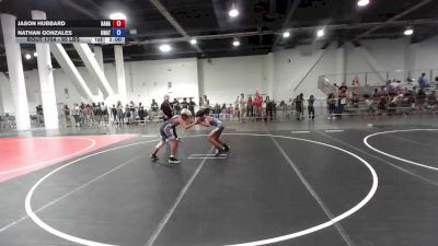 95 lbs Quarterfinal - Jason Hubbard, Ganado WC vs Nathan Gonzales, Unattached