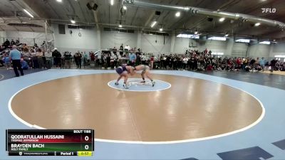 150 lbs Cons. Round 4 - Brayden Bach, Holy Family vs Qodratullah Hussaini, Thomas Jefferson