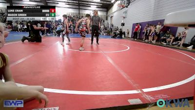 55 lbs Rr Rnd 4 - Luke Crain, Skiatook Youth Wrestling vs Mason Green, Owasso Takedown Club