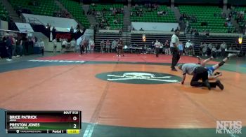 5A 120 lbs Semifinal - PRESTON JONES, Alexandria HS vs Brice Patrick, Arab