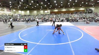 100 lbs Quarterfinal - Victoria Bejaran, Crusader Wrestling vs Yousuf Abdullah, Alpha Dawg