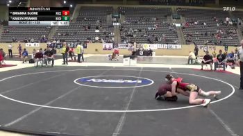 138 lbs Champ. Round 1 - Kailyn Franks, Henderson County vs Brianna Slone, Perry County Central