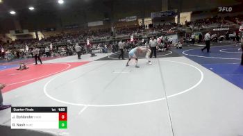 116 lbs Quarterfinal - Jaxon Bohlander, Eads Jr Olympic vs Blake Nash, Black Fox Wrestling Academy