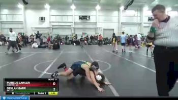 88 lbs Round 3 (8 Team) - Marcus Lawler, Nauman vs Deklan Barr, 4M
